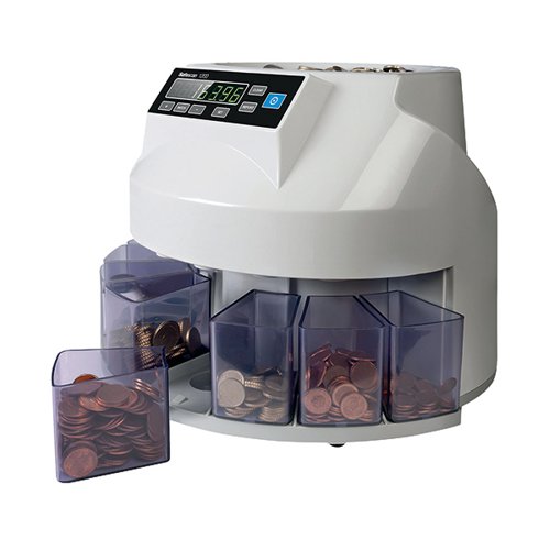 SAFESCAN MIXED COIN COUNTER AND SORTER EURO UK PLUG 113-0260