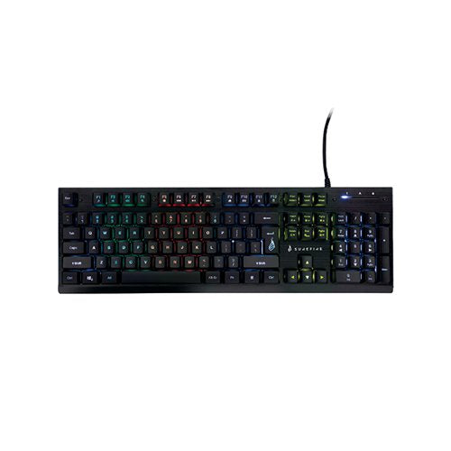 SUREFIRE KINGPIN X2 MULTIMEDIA METAL RGB GAMING KEYBOARD 487