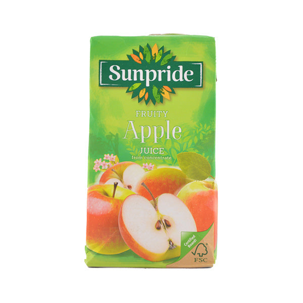 SUNPRIDE APPLE JUICE CARTONS (1L) x 12