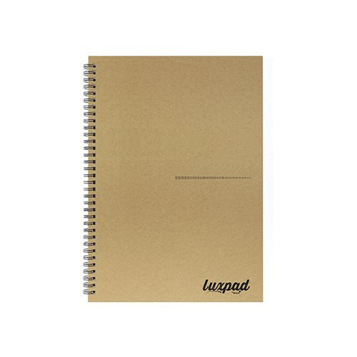 SILVINE LUXPAD RECYCLED HARDBACK KRAFT NOTEBOOK 160PP A4 THB