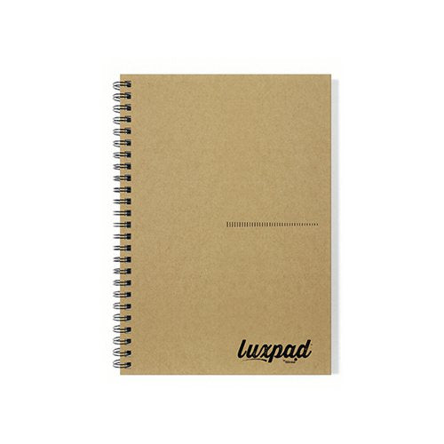 SILVINE LUXPAD RECYCLED HARDBACK KRAFT NOTEBOOK 160PP A5 THB