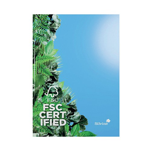 SILVINE PREMIUM CASEBOUND NOTEBOOK LINED 160 PAGES A4 R207