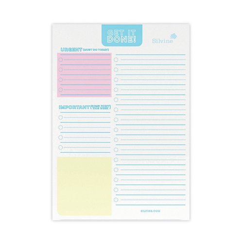 SILVINE LUXPAD THINGS TO DO DESK PAD 60 PAGES A5 223