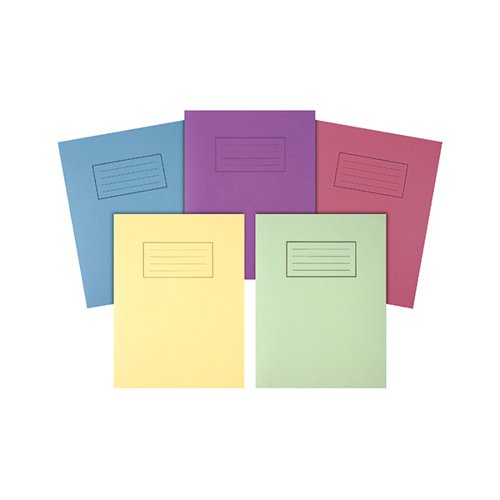 SILVINE EXERCISE BOOKS 229X178MM ASSORTED (PACK OF 10) EX115