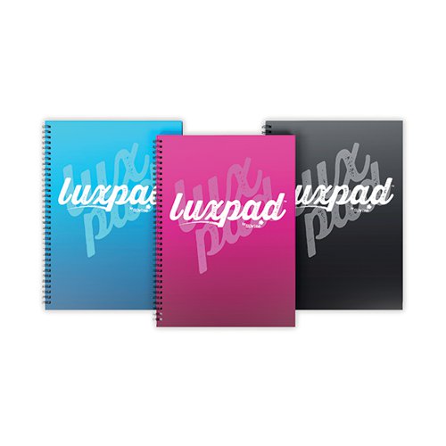 SILVINE LUXPAD TWIN WIRE CASEBOUND NOTEBOOK 140 PAGES A4 (PA