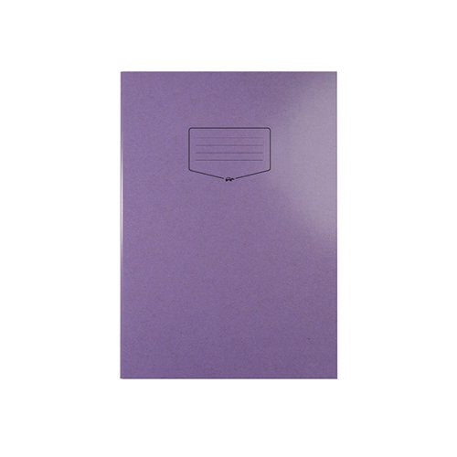 SILVINE TOUGH SHELL EXERCISE BOOK A4+ PURPLE (PACK OF 25) EX
