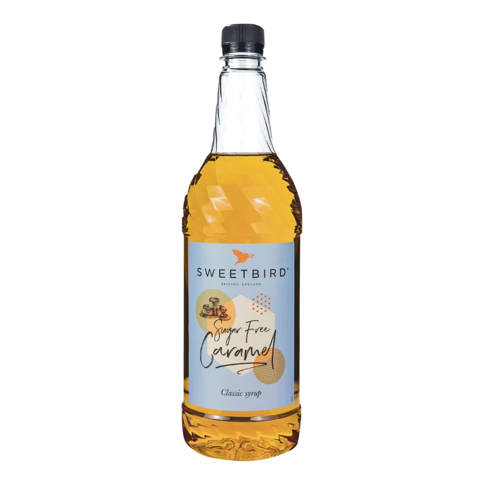 SWEETBIRD SUGAR FREE CARAMEL SYRUP (1L)
