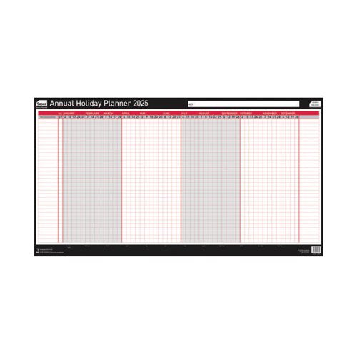 SASCO ANNUAL HOLIDAY PLANNER 2025 SY1076425