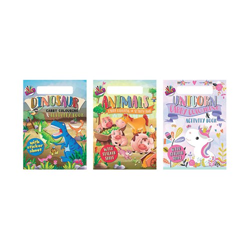 ARTBOX A4 CARRY COLOURING AND ACTIVITY PAD (PACK OF 12) 6891