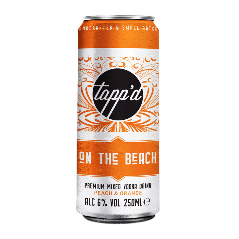 TAPP’D ON THE BEACH COCKTAIL CANS (250ml) x 12