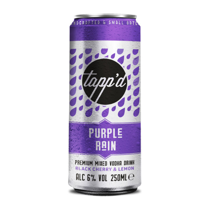 TAPP’D PURPLE RAIN COCKTAIL CANS (250ml) x 12
