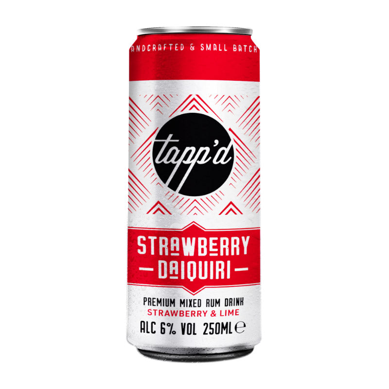 TAPP’D STRAWBERRY DAIQUIRI COCKTAIL CANS (250ml) x 12