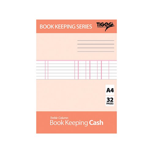 BOOK KEEPING CASH BOOK A4 (6 PACK) 302299