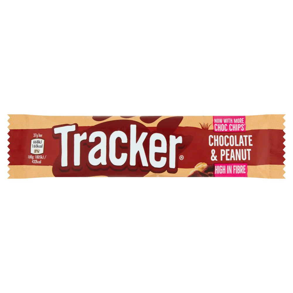 TRACKER BARS - CHOCOLATE & PEANUT (37g) x 18