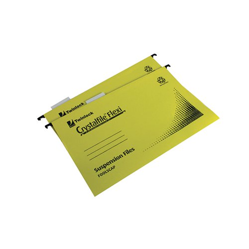 REXEL CRYSTALFILE FLEXI STANDARD SUSPENSION FILES FOOLSCAP Y