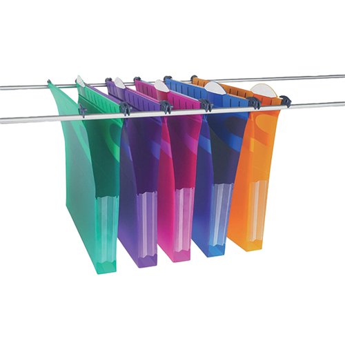 REXEL MULTIFILE EXTRA LINKABLE FILE 30MM ASSORTED (PACK OF 1