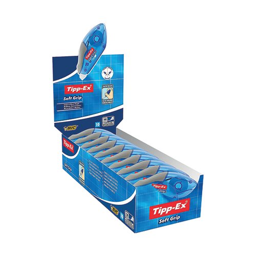 TIPP-EX SOFT GRIP CORRECTION TAPE (PACK OF 10) 895933