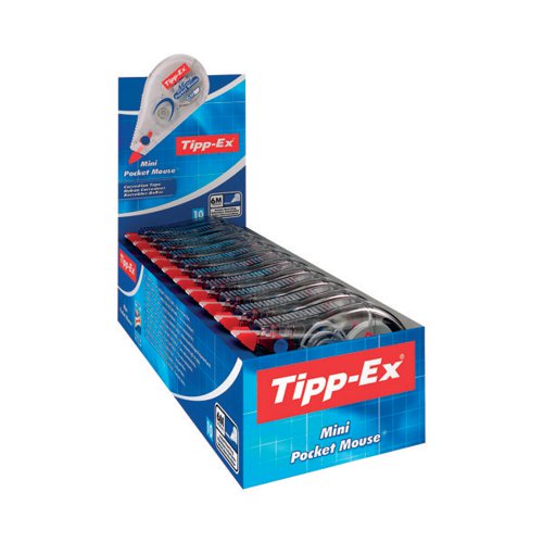 TIPP-EX MINI POCKET MOUSE CORRECTION ROLLER (PACK OF 10) 812