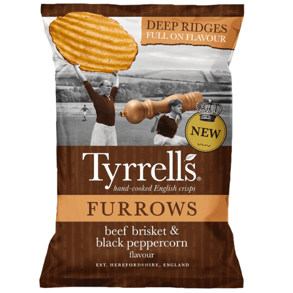 TYRRELLS BEEF BRISKET & PEPPERCORN (40g) x 24