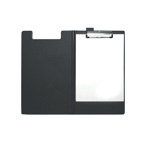 SECO CLIPBOARD FOLDOVER A4 PLUS BLACK 570-PVC-BK