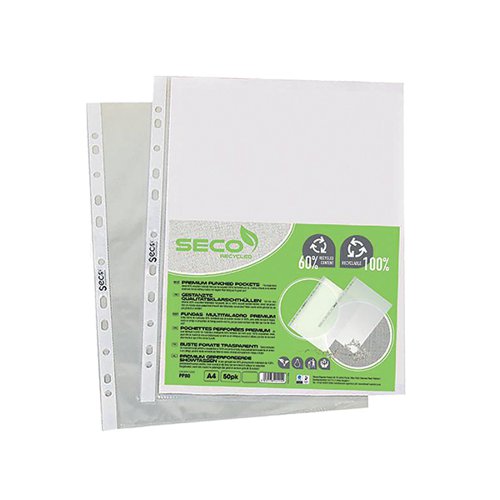 STEWART SUPERIOR ECO BIODEGRADABLE PUNCHED POCKET A4 (50 PAC
