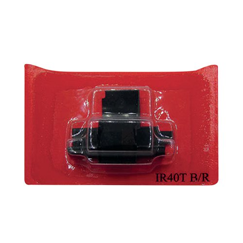 CALCULATOR IR40T RED AND BLACK INK ROLLER IR40T