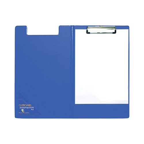 SECO CLIPBOARD FOLDOVER A4 PLUS BLUE 570-PVC-BU