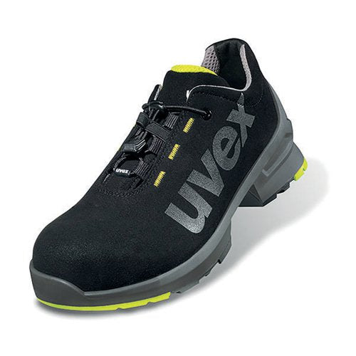 UVEX 1 SAFETY S2 NON METALLIC TRAINERS 1PR BLACK/YELLOW 11 U