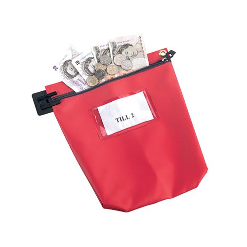 GOSECURE HIGH SECURITY MAILING POUCH RED CCB1R