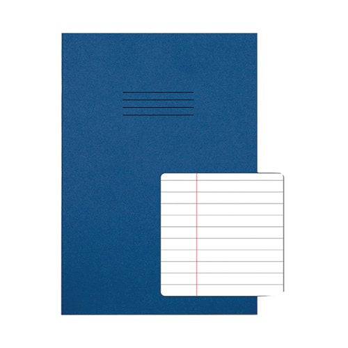 RHINO EXERCISE BOOK 8MM RULED 64P A4 DARK BLUE (PACK OF 50)