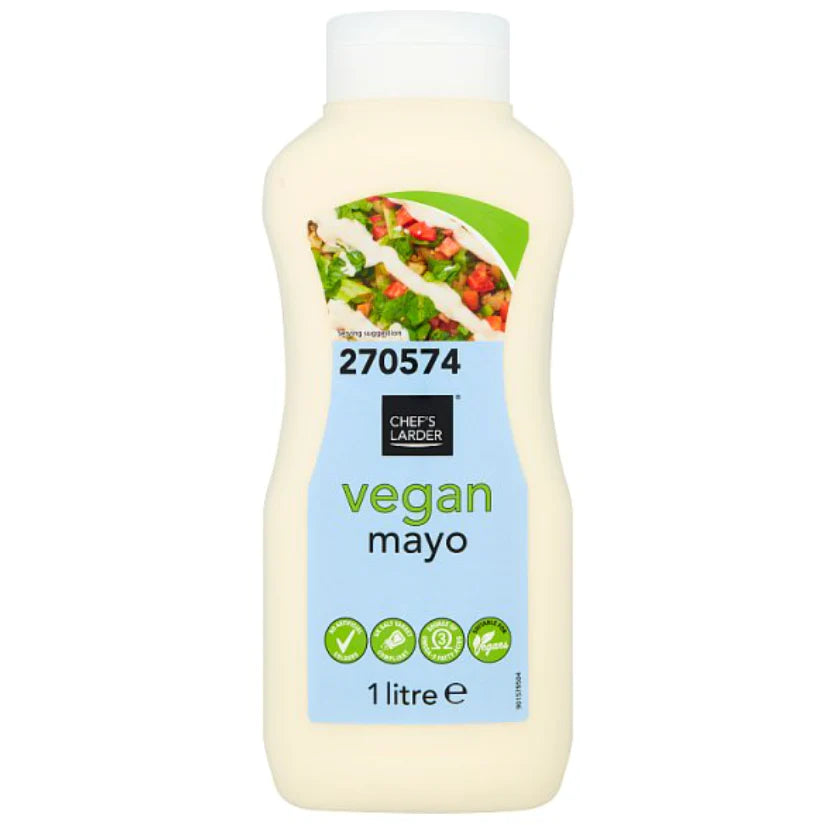 CHEFS LARDER VEGAN MAYO (1 litre) x 6