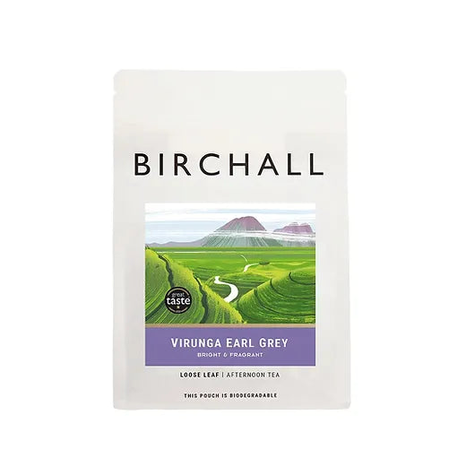 BIRCHALL VIRUNGA EARL GREY TAG & ENVELOPE PRISM TEA BAGS (20 bags)