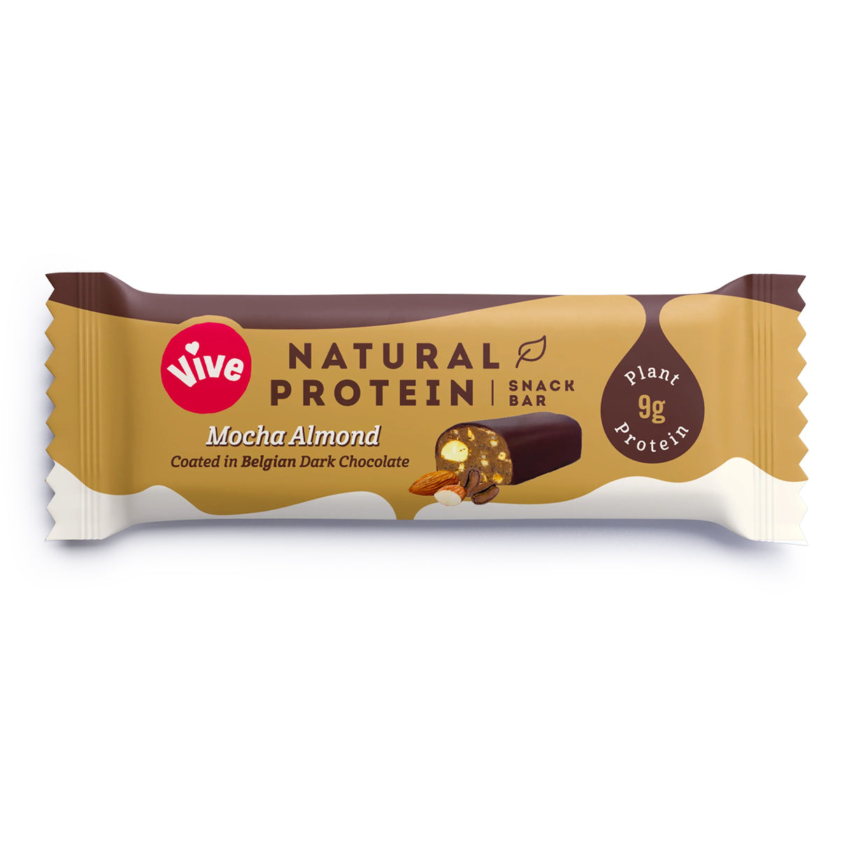 VIVE INDULGENT PROTEIN MOCHA ALMOND BAR (49g) x 12