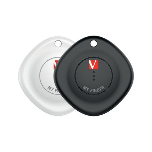 VERBATIM MYFINDER BLUETOOTH ITEM FINDER BLACK/WHITE (PACK OF