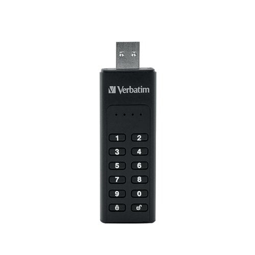 VERBATIM KEYPAD SECURE USB 3.0 FLASH DRIVE 128GB 49429