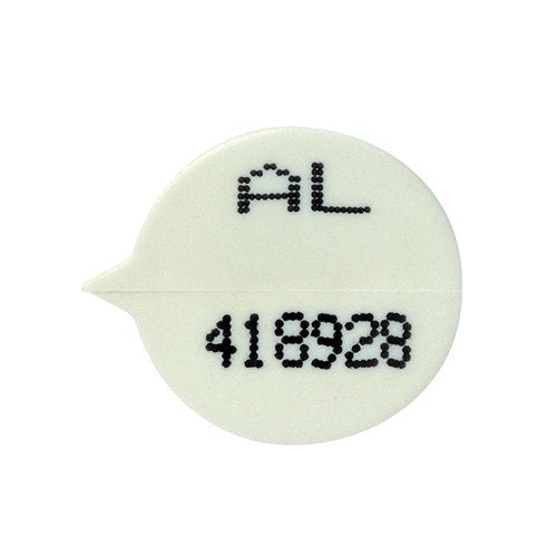 GOSECURE SECURITY SEALS NUMBERED ROUND WHITE (PACK OF 500) W