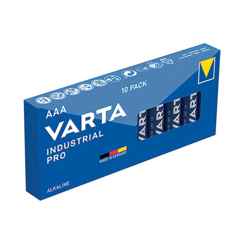 VARTA INDUSTRIAL PRO AAA BATTERY (PACK OF 10) 4003211111