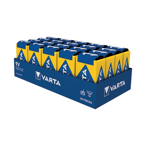 VARTA INDUSTRIAL PRO 9V (PACK OF 20) 40222111112PK