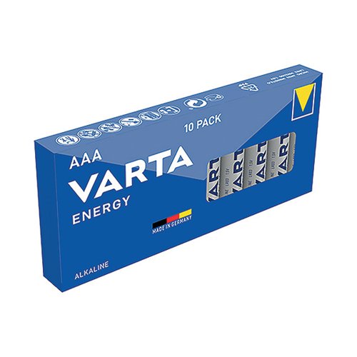 VARTA ENERGY AAA BATTERIES (PACK OF 10) 4103229410