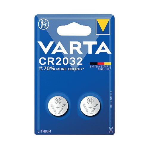 VARTA CR2032 LITHIUM COIN CELL BATTERY (PACK OF 2) 060321014