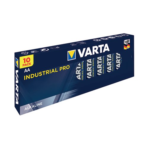 VARTA INDUSTRIAL PRO AA BATTERY (PACK OF 10) 04006211111