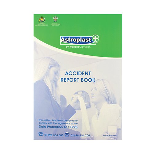 WALLACE CAMERON ACCIDENT REPORT BOOK A4 5401016