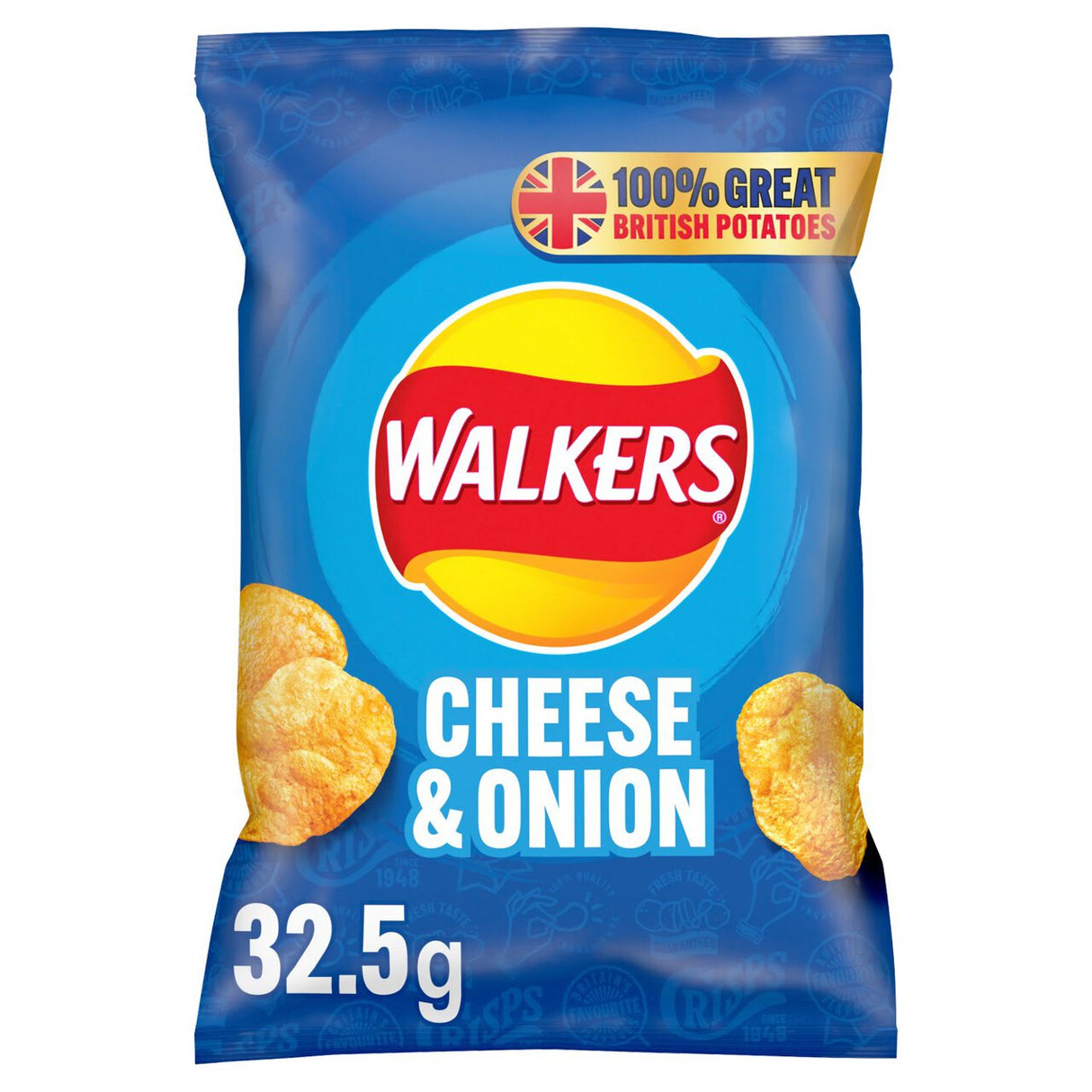 WALKERS CHEESE & ONION (32.5g) x 32
