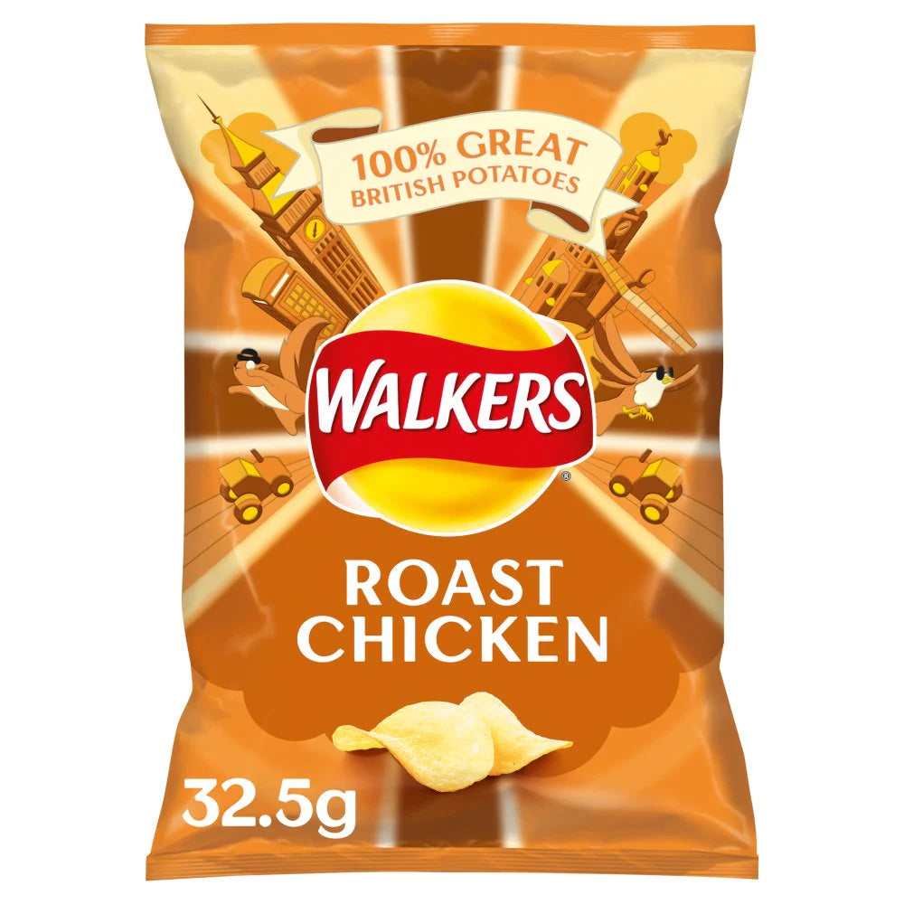 WALKERS ROAST CHICKEN (45g) x 32