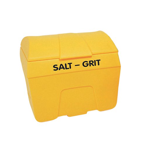 YELLOW WINTER SALT AND GRIT BIN 200 LITRE NO HOPPER 317055