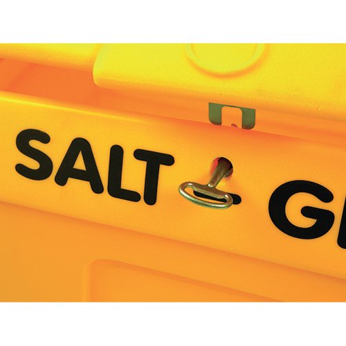YELLOW LOCKABLE SALT AND GRIT BIN YELLOW 200 LITRE 317063
