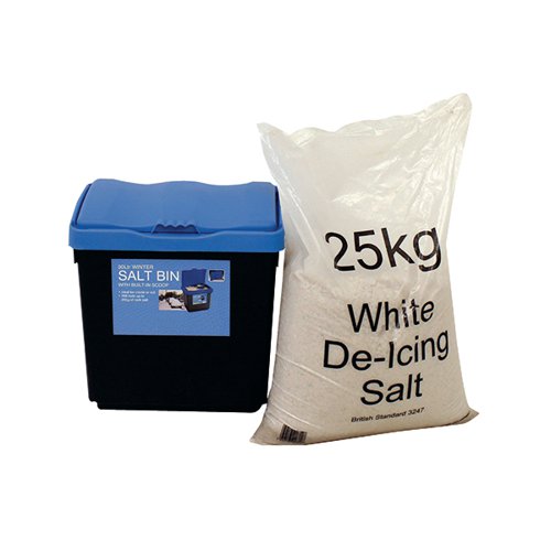 30 LITRE GRIT BIN AND 25KG SALT KIT 389113