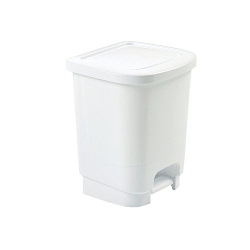 WHITEFURZE PEDAL BIN 8 LITRE WHITE H10PB4