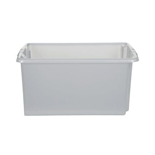 STACK AND STORE 52 LITRE STORAGE BOX TRANSPARENT 590X400X290