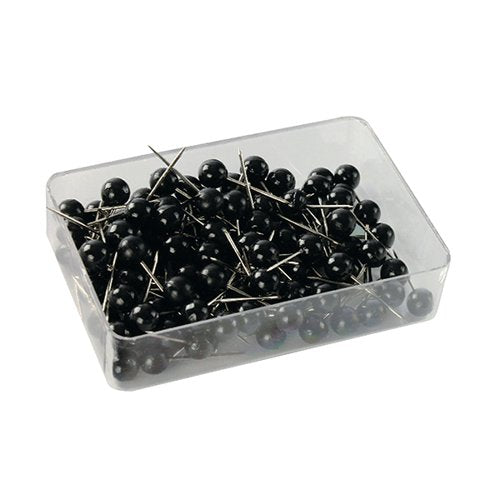 MAP PINS BLACK (100 PACK) 26891
